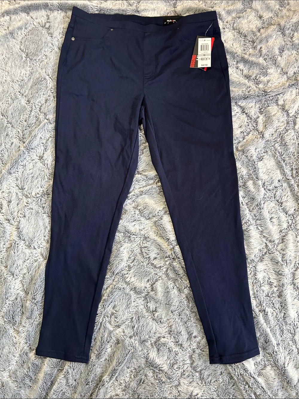Style & Co. Navy Blue Stretch Leggings